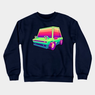 Retro Car Crewneck Sweatshirt